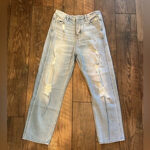 Hollister Boyfriend Light Blue Vintage Stretch Jeans